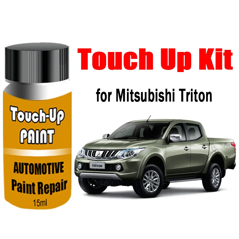 

Car Touch-Up Paint Kit (with brush) for Mitsubishi Triton Paint Scratch Remover Car Paint Care Accessories