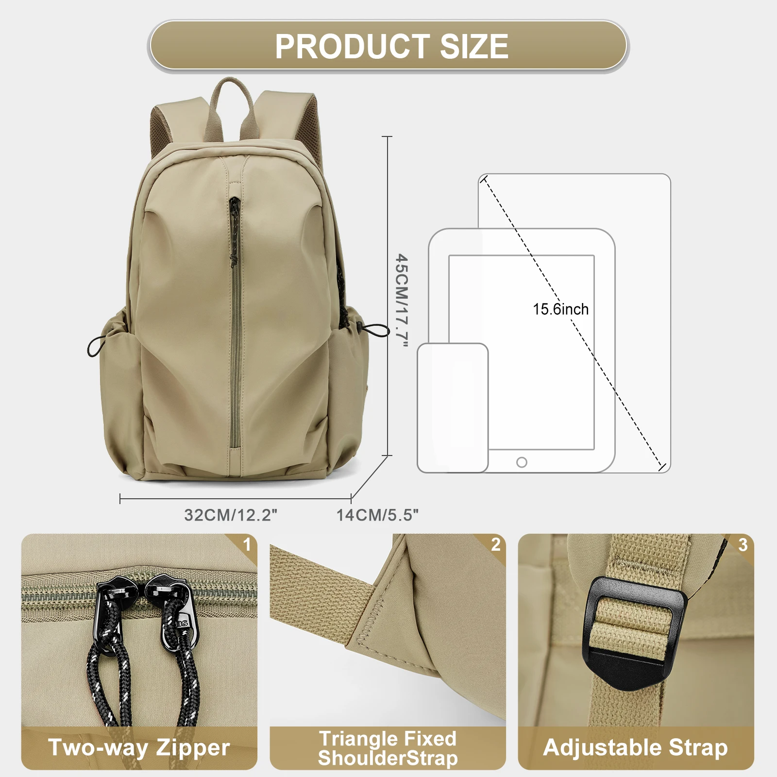 Korean School Bag for Girls Boys, Feminina Backpacks for Women, Teenage Bag Student Travel College Laptop Backpack, Man Backpack