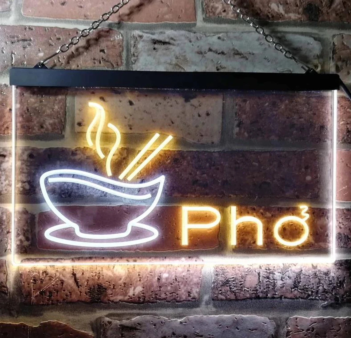 Imagem -06 - Personalizado Dual Color Led Neon Sign Pho Vietnamita Noodles Restaurante Restaurante Sinal Vietnã Noodle Night Eat Neon