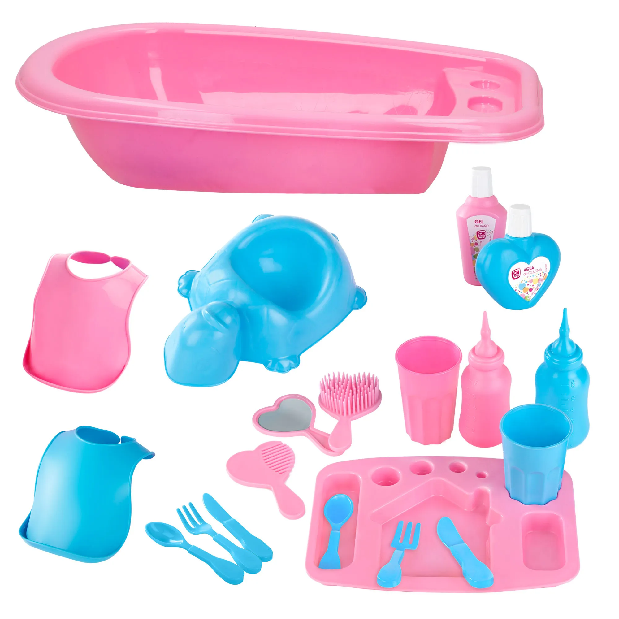 Colorbaby's Baby Toy Bathtub Accessories Girls Dolls Baby Dolls Accessories Girls Toys Dolls Sets Baby Dolls Bathtub Dolls Accessories Baby Dolls Bottle