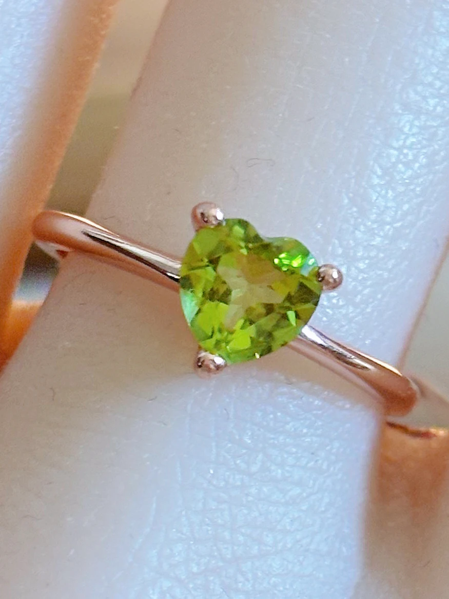 

Tsavorite Saffir gemstone ring 925 silver ring
