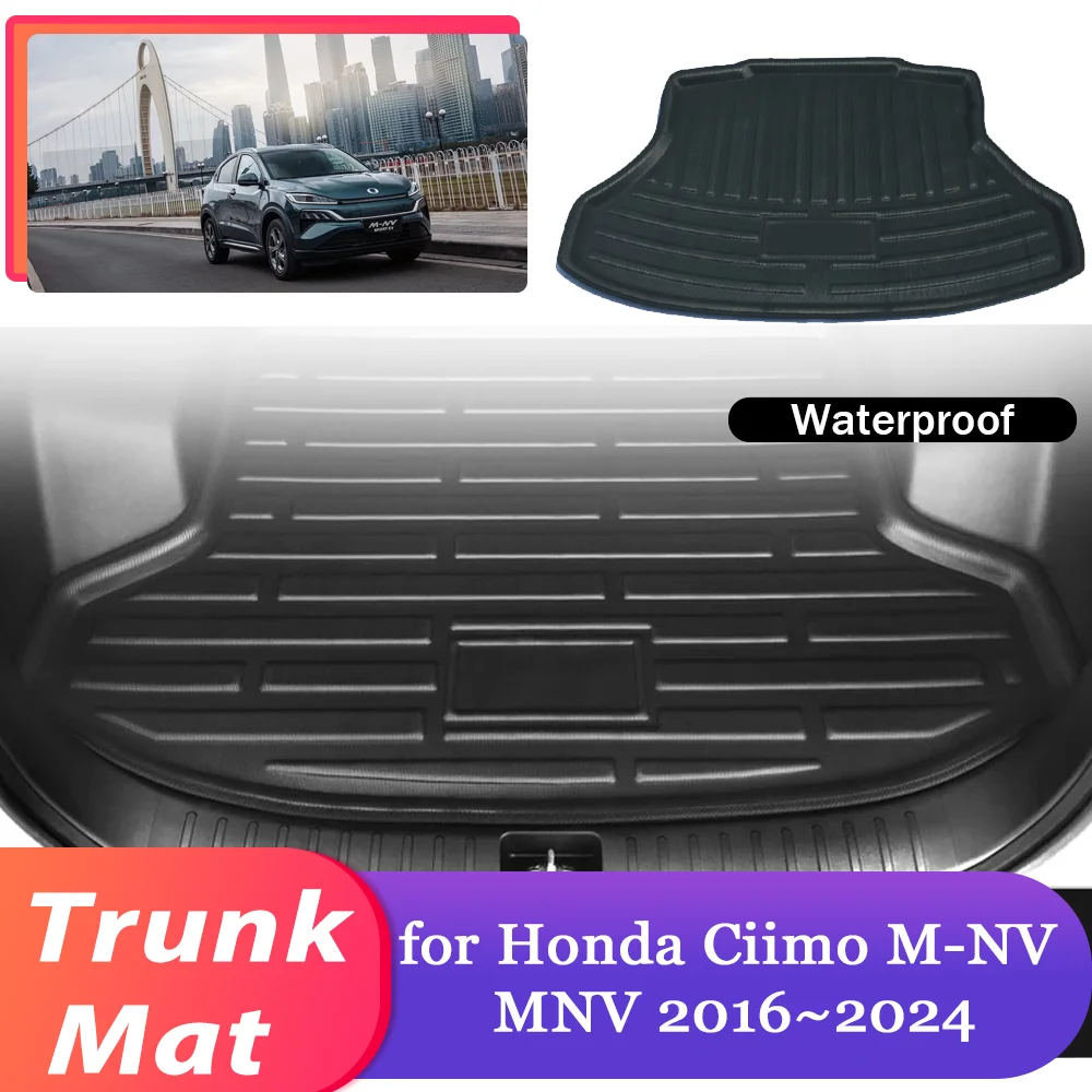 Car Trunk Mat for Honda Ciimo M-NV MNV 2016~2024 2017 Luggage Rug Tray Waterproof Cargo Boot Pad Liner Carpet Cover Accessories