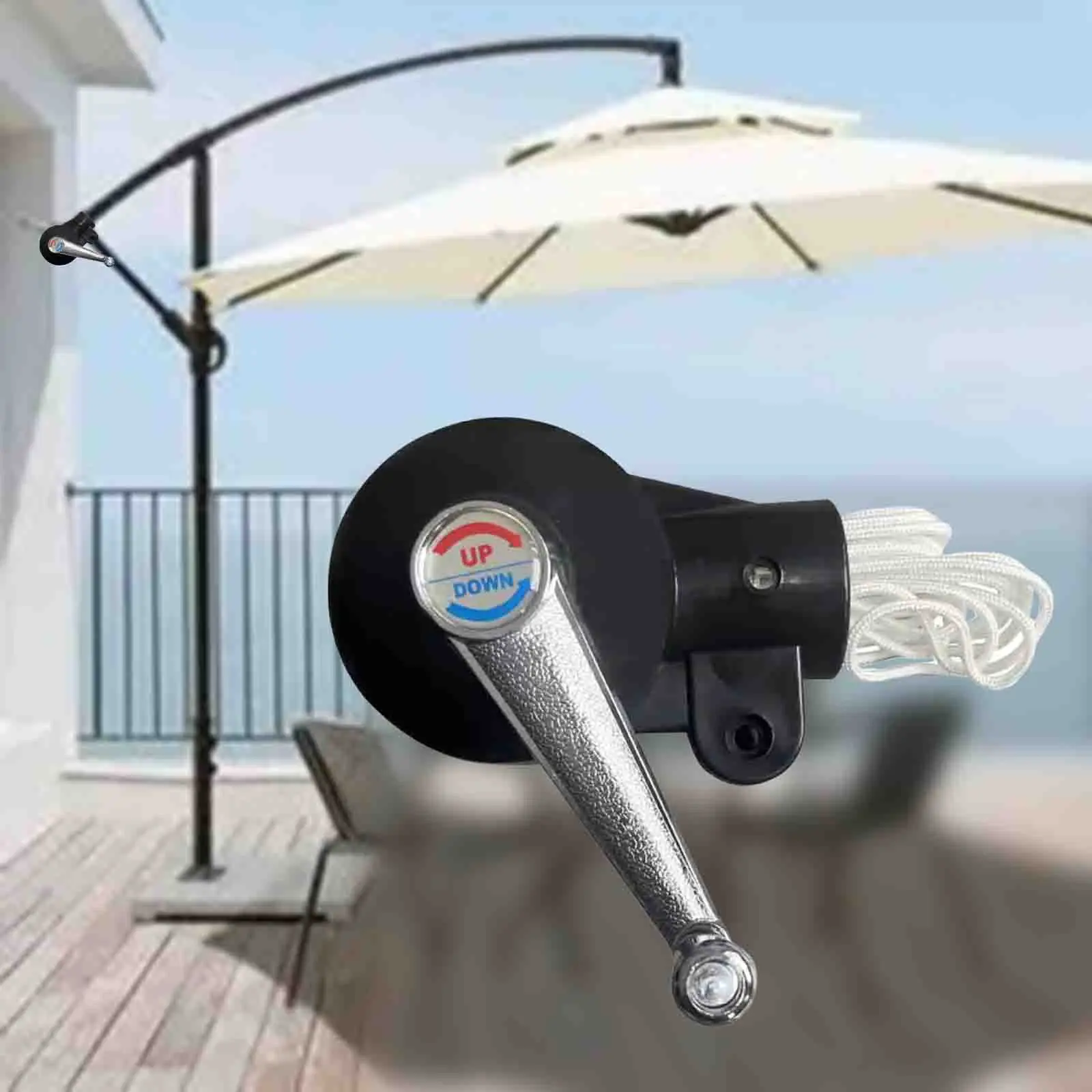 

Outdoor Umbrella Accessories Crank Handle Sun Umbrella Parts for Picnic Pool Patio Umbrella Accessories Replacement Hand Crank
