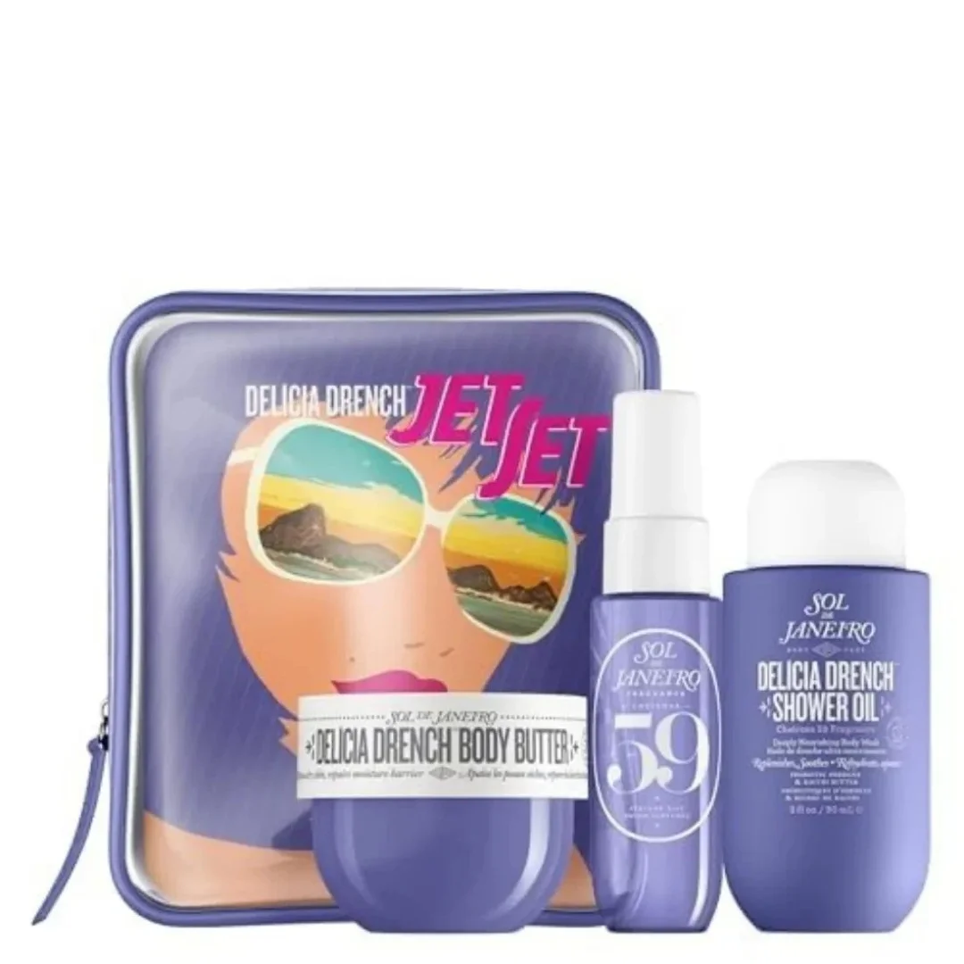 Sol de Janeiro Jet Set 3-Piece Travel Body Care Kit with Body Wash, Elasti-Cream & Cheirosa Mist view 8