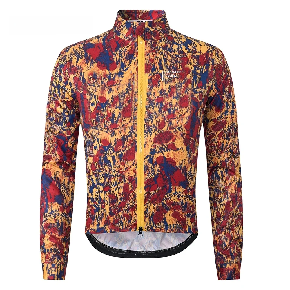 AliExpress PASMAAP Windproof Cycling Jacket Men's Lightweight Windbreaker MTB Road Bike Coat Team Custom Logo Breathable Quick Dry Outdoor Sports B