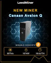 ЛУЧШЕЕ ПРЕДЛОЖЕНИЕ BA Canaan Avalon Q 90TH/s BTC Miner 1674W Домашний майнер