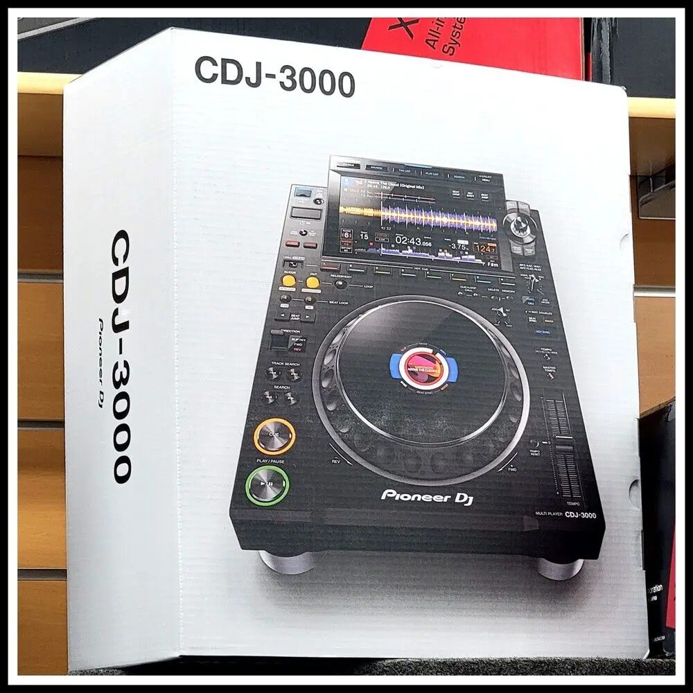 @،، أفضل خصم ساخن 100%، العلامة التجارية الأصلية الجديدة Pioneer DJ CDJ-3000 وحدة تحكم ذات سطح واحد باللون الأسود CDJ3000