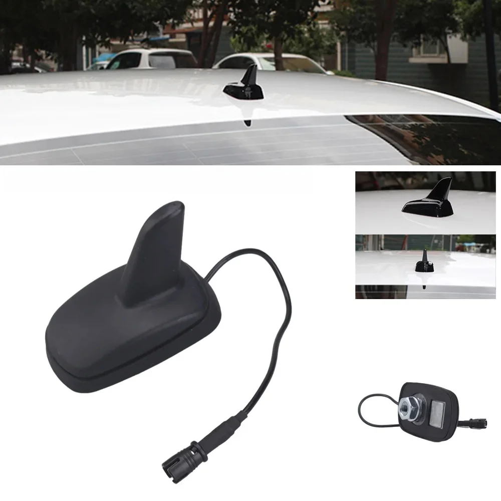 Antenne aérienne de toit de voiture pour VW MK4 MK5 6R pour Audi A3 A4 A6 Fakra antenne aérienne de remplacement de voiture en plastique noir