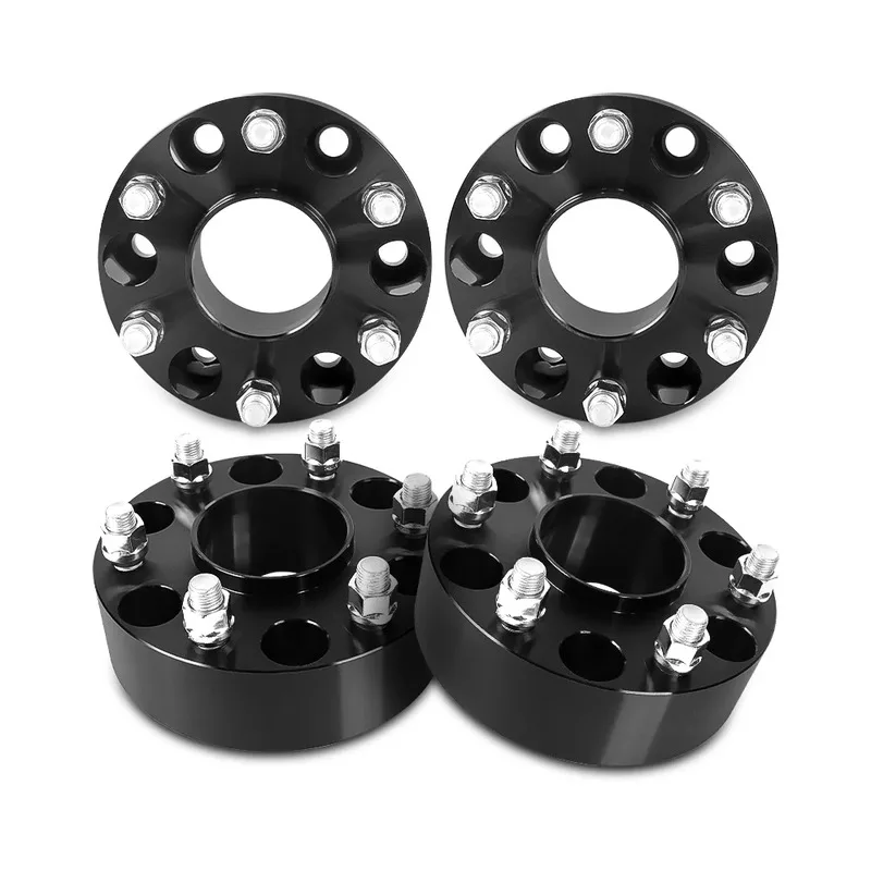 

6x5.5" Hub Centric Wheel Spacers Fits 1999+ Chevy Silverado | 2023+ Colorado | 1999+ GMC Sierra | 2023+ Canyon - 2" Thick Black