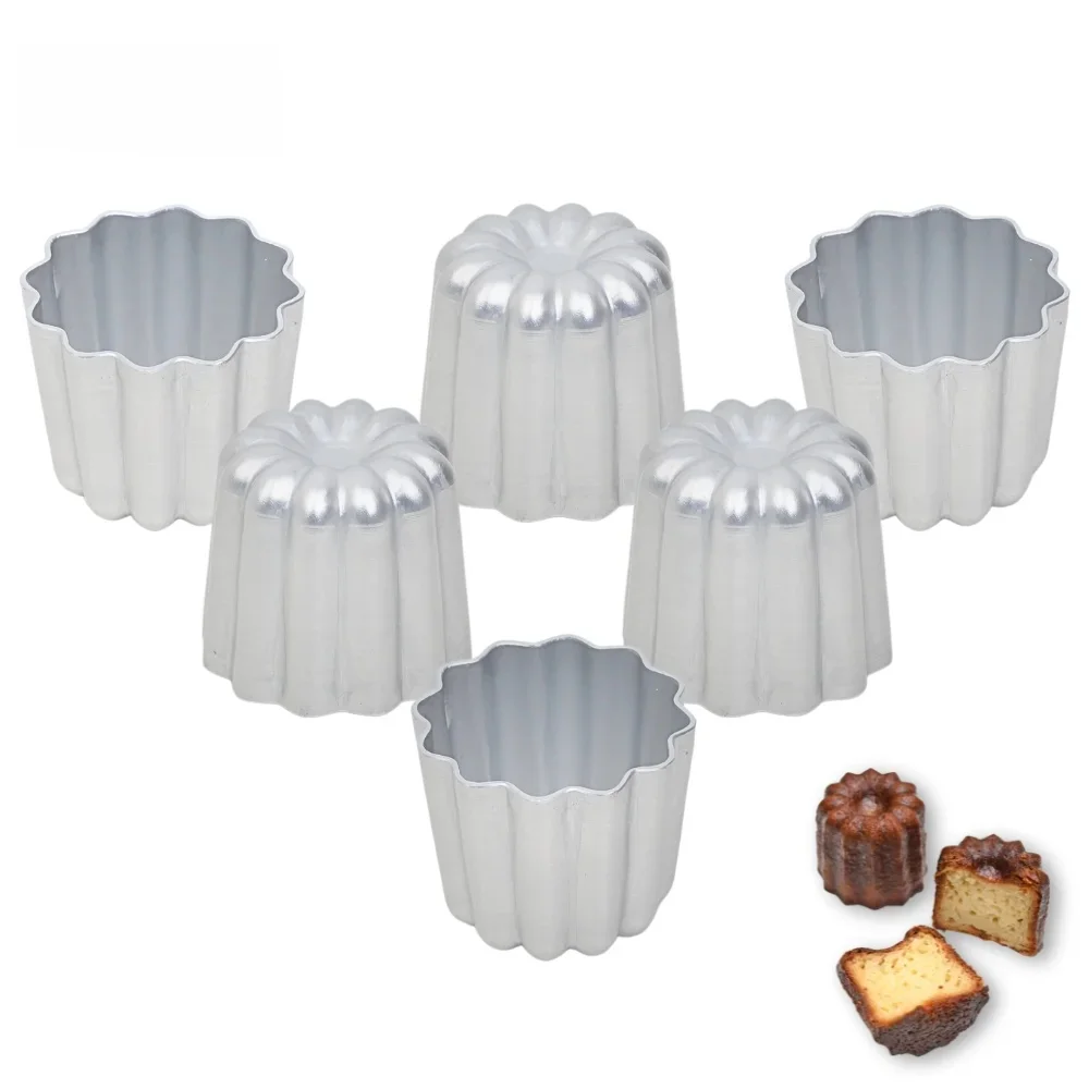 Moule à gâteau Chi Muffin EscalaCake, outil de cuisson de canettes de bricolage, décoration de gâteau de manière spectaculaire, accessoires de gâteau, 6 pièces