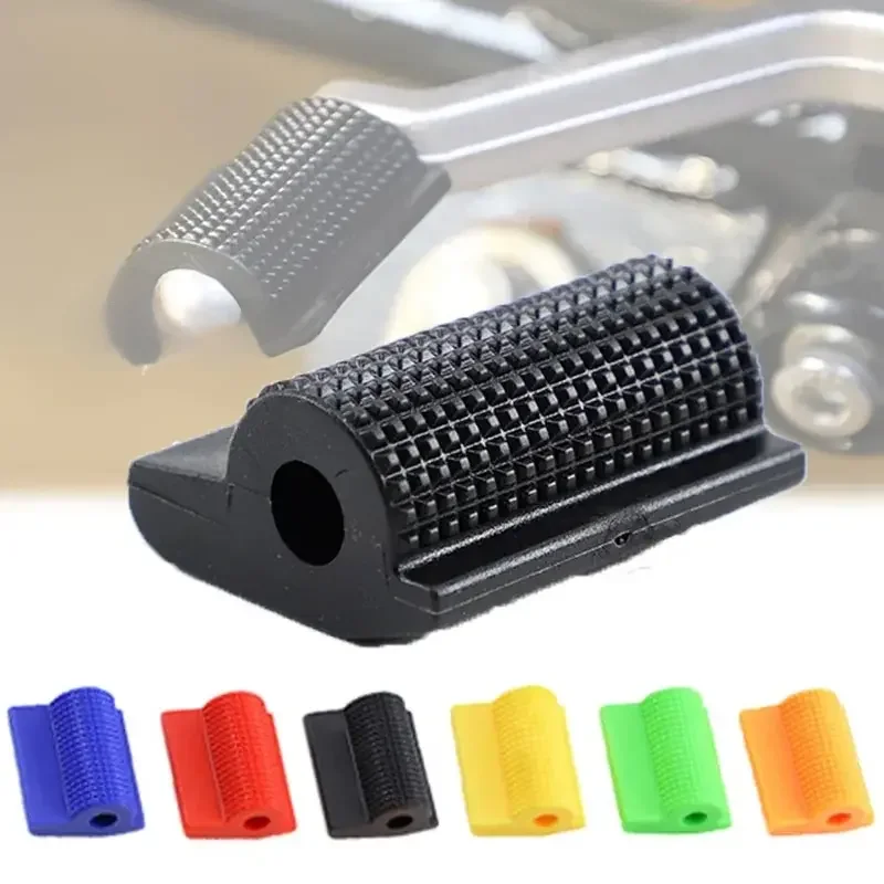 Levier de changement de vitesse universel pour moto, couvercle en caoutchouc pour pédale, cheville de pied antidérapante, accessoires en Gel pour Honda Kawasaki Yamaha