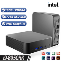 Mini PC Windows 11 Pro Intel Core i9 8950HK 16GB DDR4 1TB SSD PC Gamer Computer Dual WIFI 6 BT5.2 4K HD Mini Gaming Pc Desktop