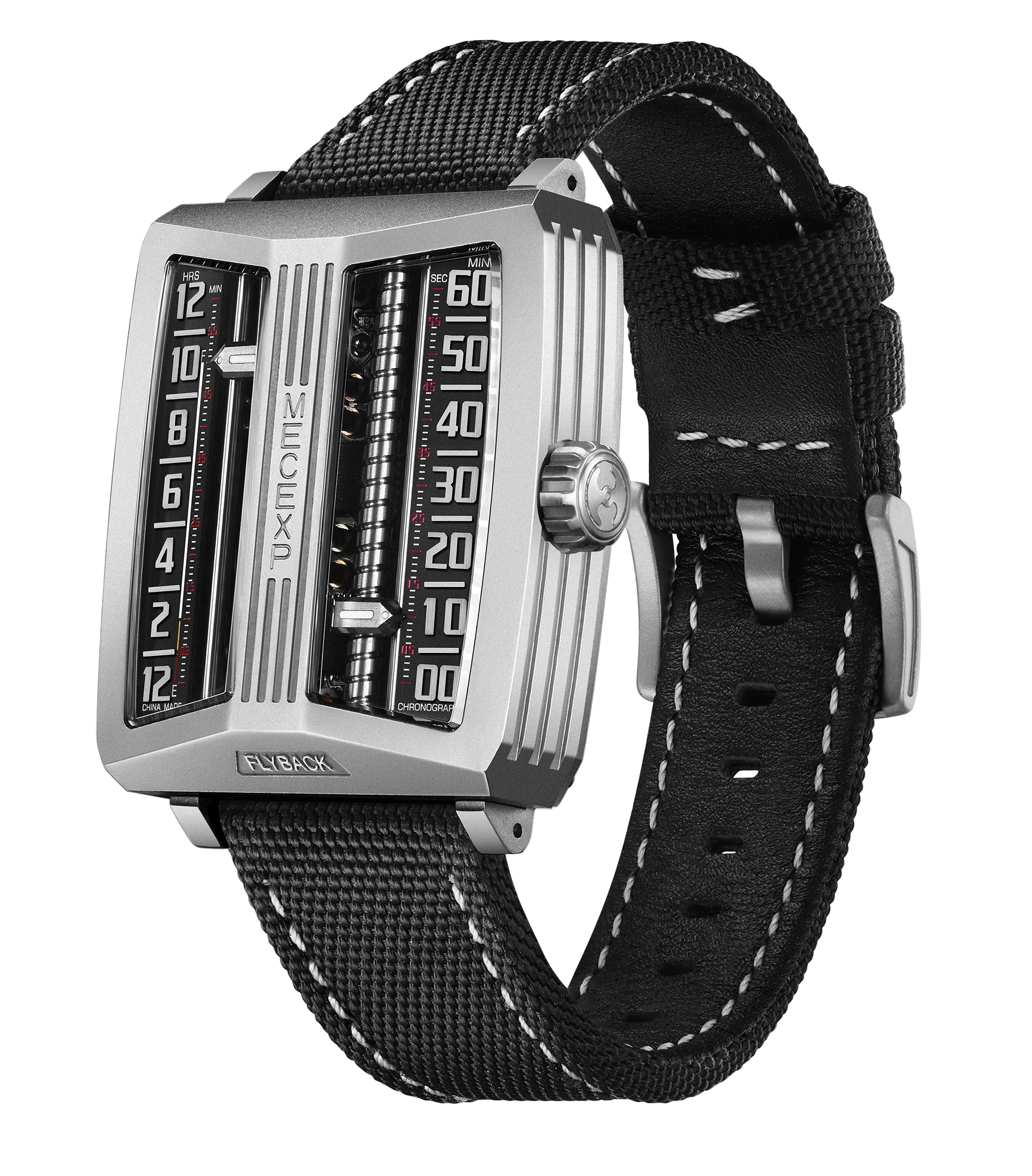 MECEXP MS1001 Titanium Special Edition Mechanical Male Luxury Wrist Watch Waterproof Sapphire Crystal Dial Window Luminous