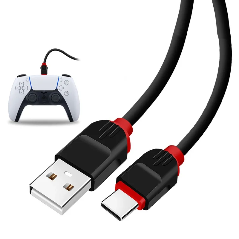Cabo de carregamento usb compatível com dualsense playstation 5 carregamento rápido tipo-c cabo usb