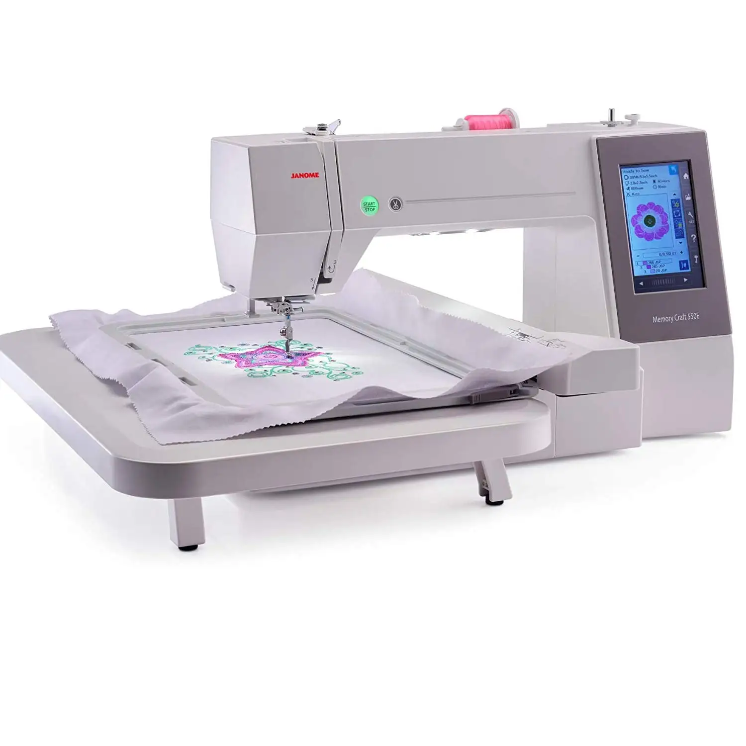 New Sales Janome Memory Craft 550E Embroidery Machine