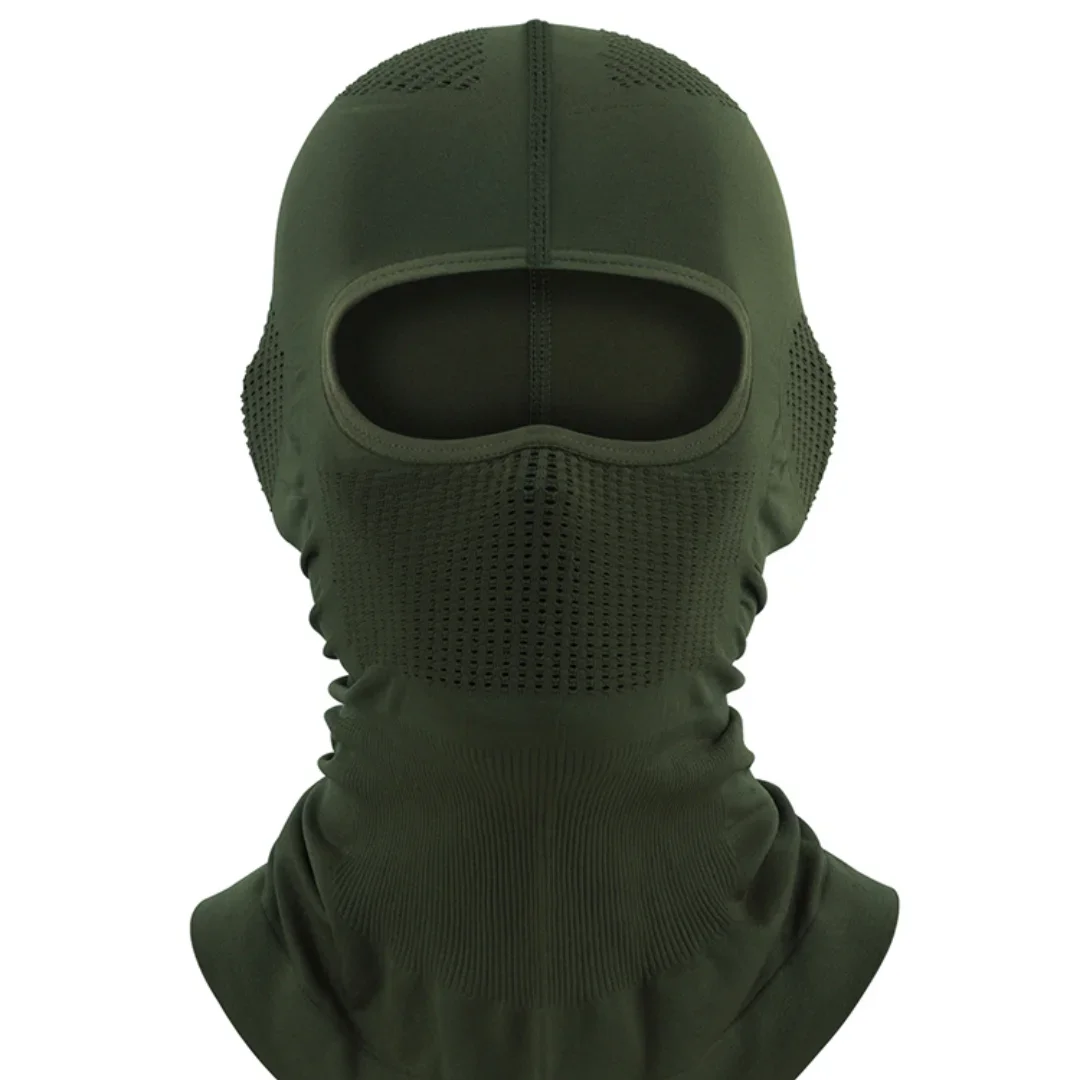 Masque d'équitation en plein air anti-buée de l'armée russe, équipement de sauna entièrement enveloppé, respirant, séchage rapide