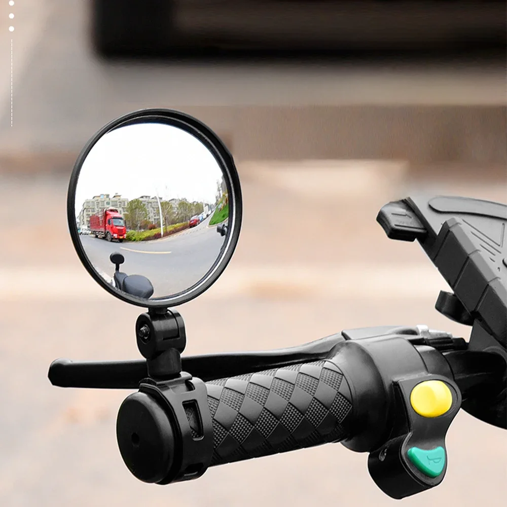 AliExpress NONE 1PC Bicycle Rearview Mirror Electric Scooter Rear View Mirror For Xiaomi Scooter Back Mirror Rearview for Ninebot Bike Accessory