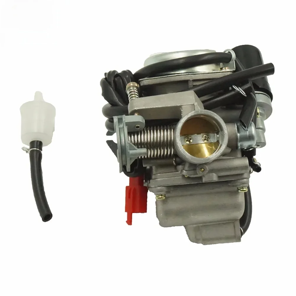 Glixal GY6 125cc 150cc 26mm gaźnik CVK Carb z dławik elektryczny dla 152QMI 157QMJ skuter motorower Buggy ATV gokartowy silnik — zdjęcie 2