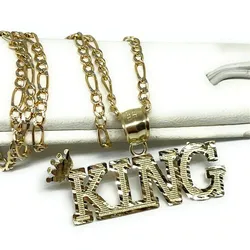 Custom Name Necklace With Crown Nameplate 18K Gold Chain Pendant Personalized Jewelry Gift For Women