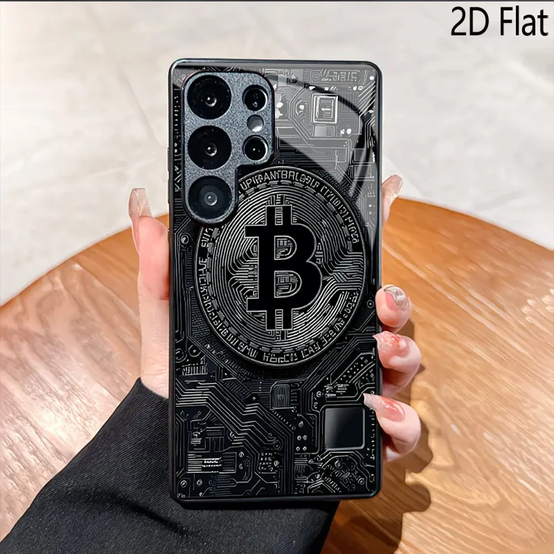 Bitcoin Circuit für Samsung Galaxy S26/S25/S24 ULTRA S23/S22/S21/S20 PLUS FE A56,54,35,33,13,16 A22,23,24,25,A26,A05,A06 Handy C