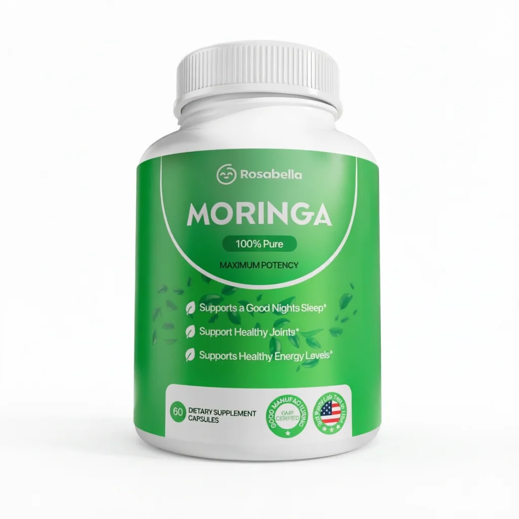 MORINGA Pure Potent Sleep Energy Supplement for Joints Health And Energy Boosting Natural Nutritional Supplement