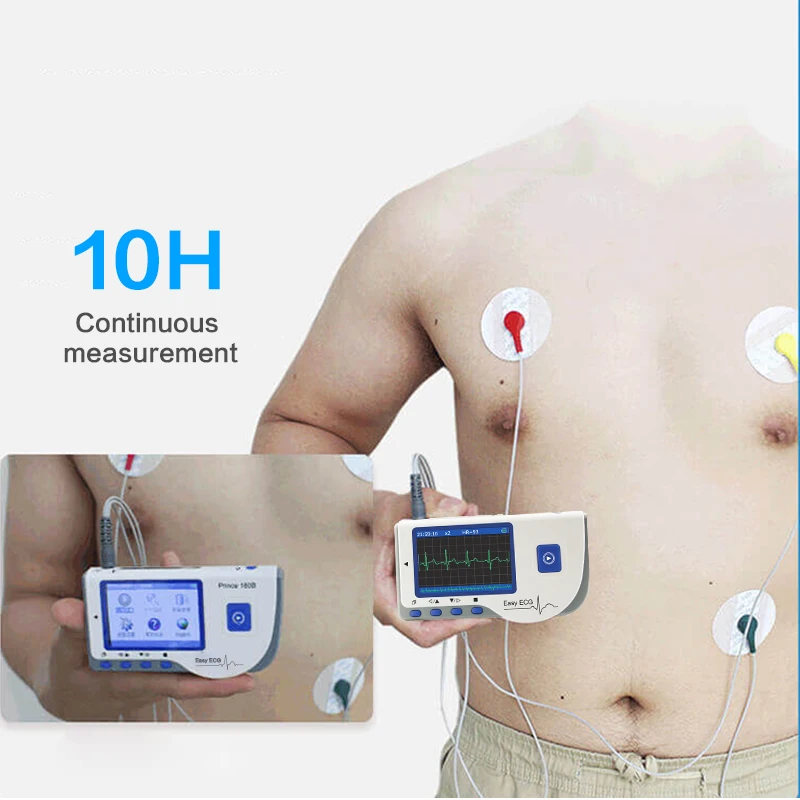 ecg-heal-force-180b-moniteur-cardiaque-portable-ekg-con-pantalla-une-couleur-piezas-de-electrodos-presentes