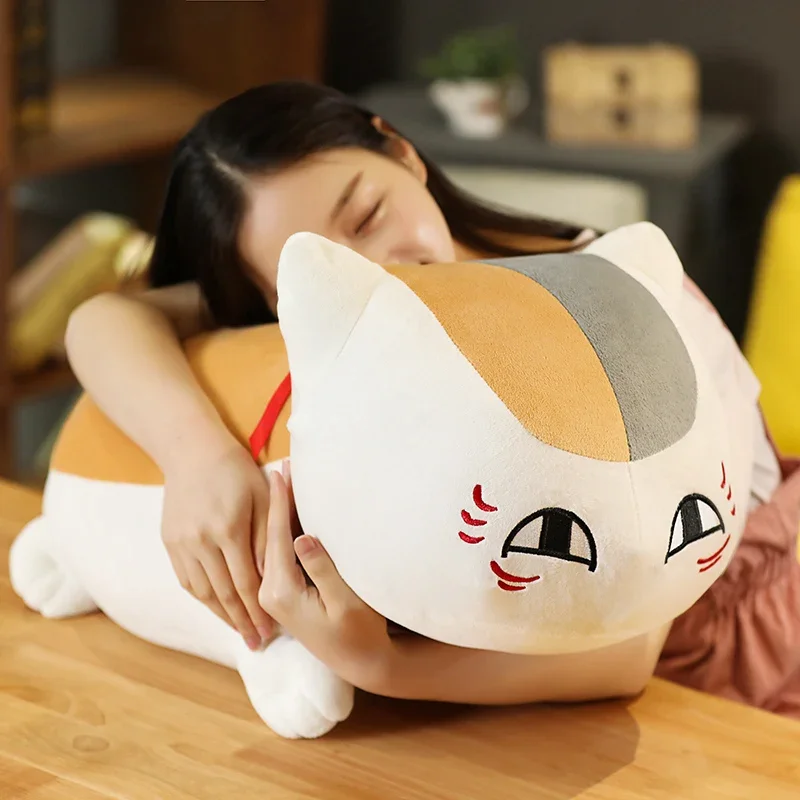 20-60cm Natsume Yuujinchou Nyanko Sensei pluszowy kot Anime Cartoon wypchana lalka poduszka z zabawkami poduszka dla dzieci prezent urodzinowy — zdjęcie 2