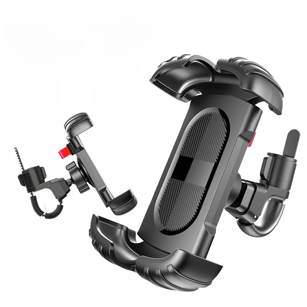 AliExpress Road Bicycle Phone Mount All-inclusive Shock Absorbing Sponge Safety Lock Buckle 360 Degree Rotation Fit for Different Bicycles