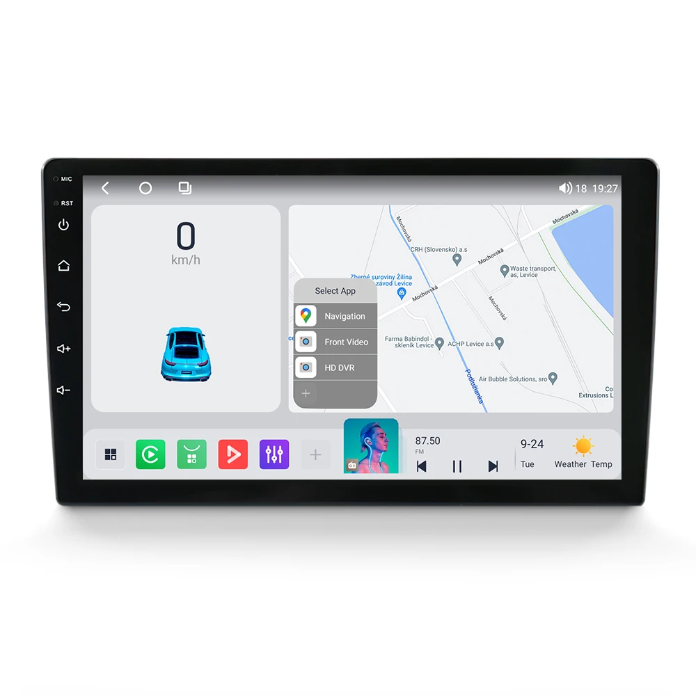 MEKEDE X20 X30 9/10 Zoll Universal Autoradio UIS7865 Kabelloses Carplay Android AUTO Navigation GPS Multimedia-Videoplayer – Detail 4