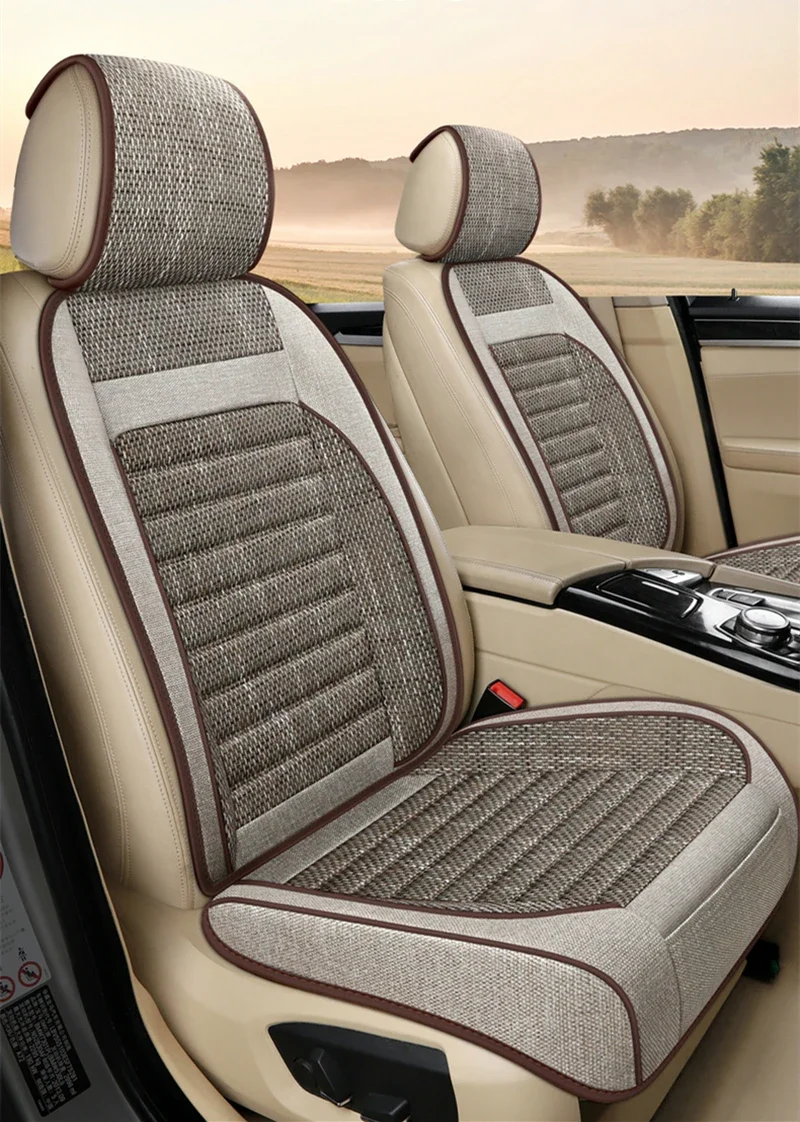 Universal Car Front Seat Cushion Protector, Car Seat Cover, Acessórios Interiores, Quatro Estações,