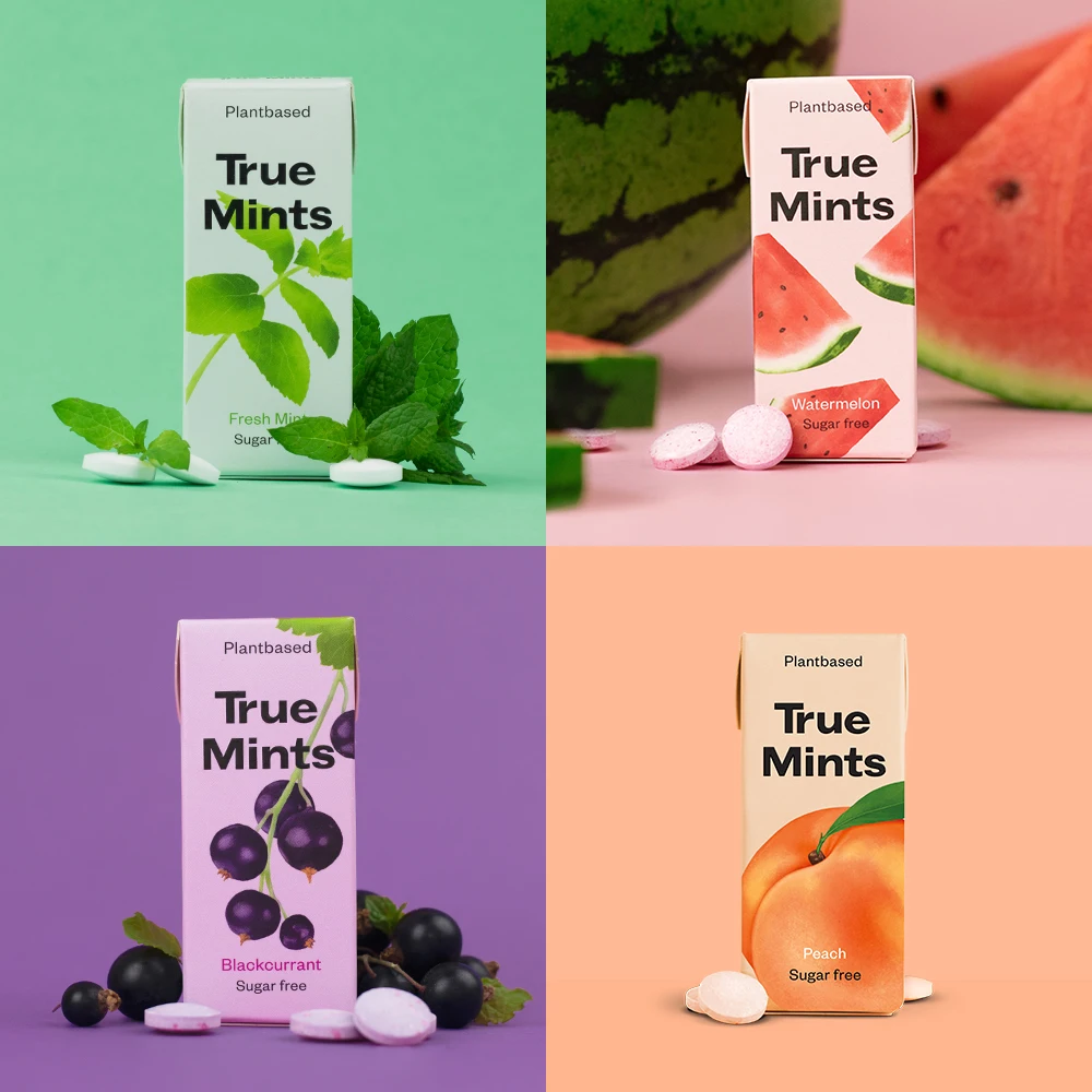 True Mints Trunt zuckerfreie Minz bonbons 4 Art 8 muss gesetzt werden