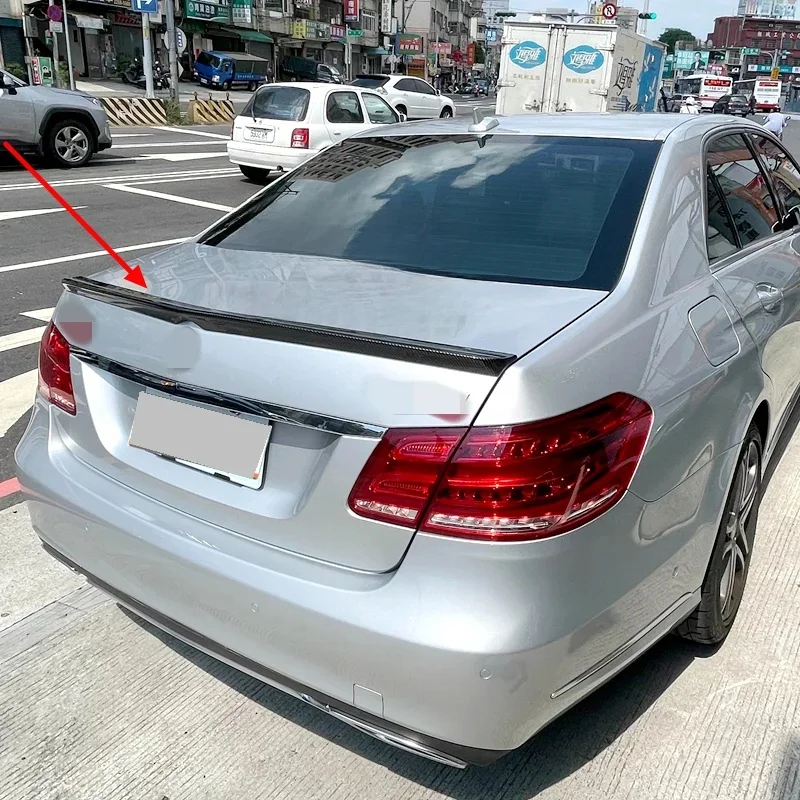 Aileron pour Benz W212 2008-2013, plastique ABS de haute qualité, décoration d'aileron arrière de voiture, vente chaude, BENZ Classe E W212
