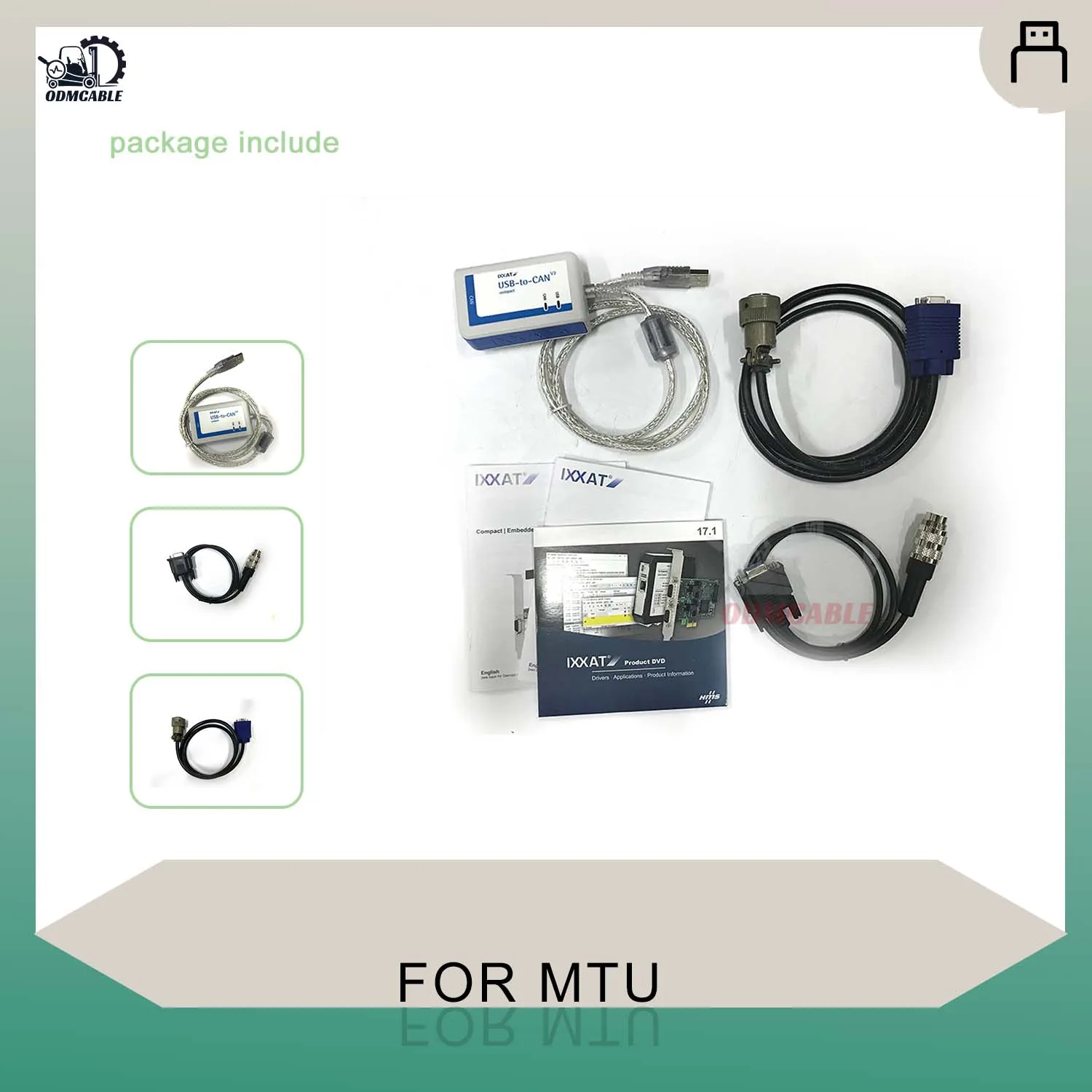 MTU ADEC CABLE ECU7 DIAGNOSTIC CABLE MTU MEDC DIAGNOSTIC CABLE MTU IXXAT DIAGNOSTIC TOOL