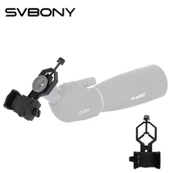 SVBONY Support universel d'adaptateur de téléphone portable diamètre d'oculaire 25-48mm pour télescope binoculaire monoculaire