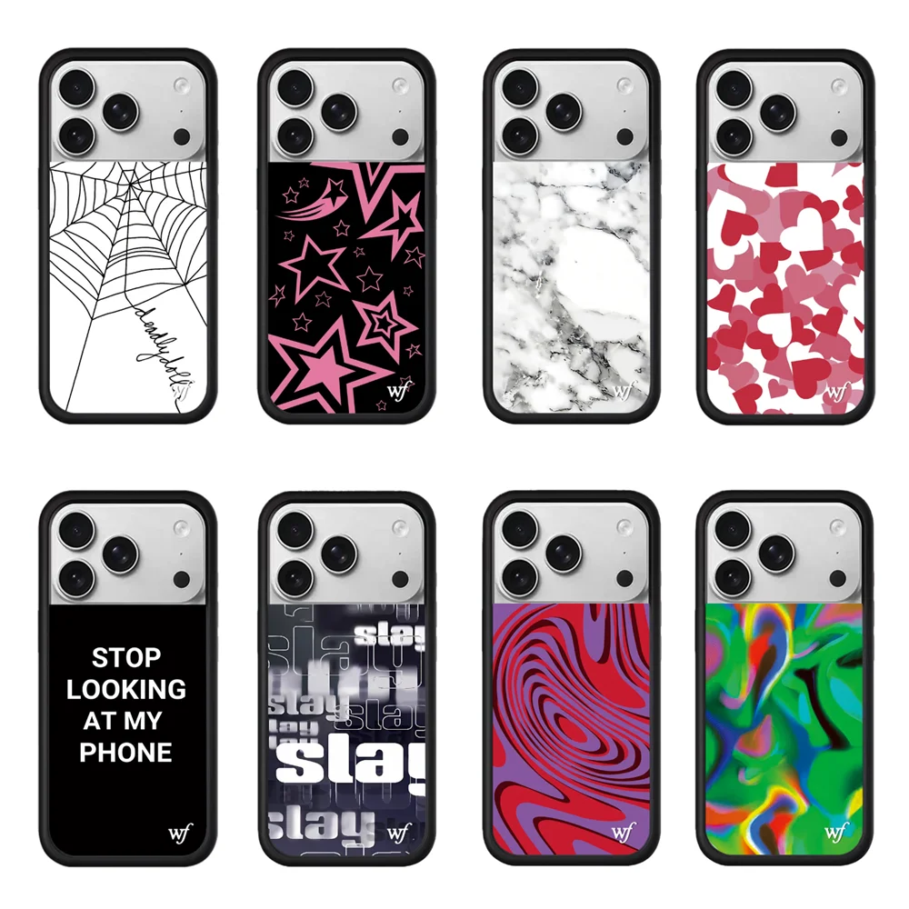 

Wildflower strawberry cherry Phone Case for iPhone 17 16 15 14 13 12 Cover 17 Pro 16 Plus 17 Air 3D WF Funda Protective Cover