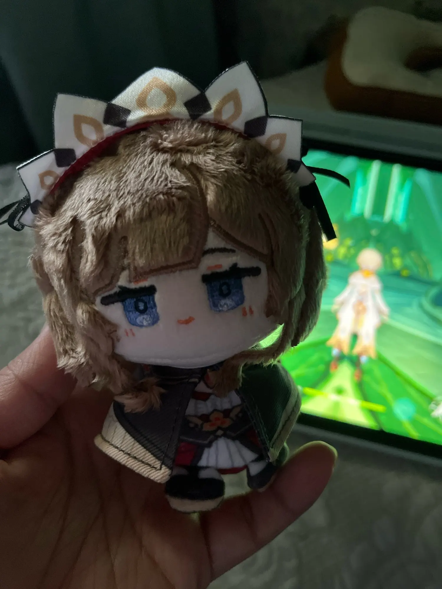 Alice Genshin Impact Plush Doll Sandrone Columbina Yae Miko Arlecchino Nicole Lohen Linnea Game Cosplay Stuffed Toy Illuga Gift photo review