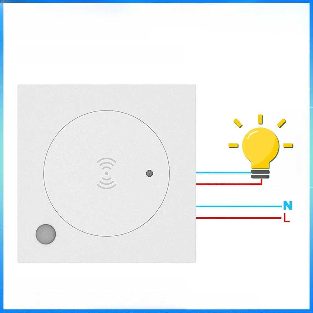 Haozee Tuya WiFi/ZigBee 24G MmWave Radar Smart Menselijke aanwezigheid Met Verlichting Detector Ondersteuning Lichtschakelaar 95 ~ 250V - afbeelding 2