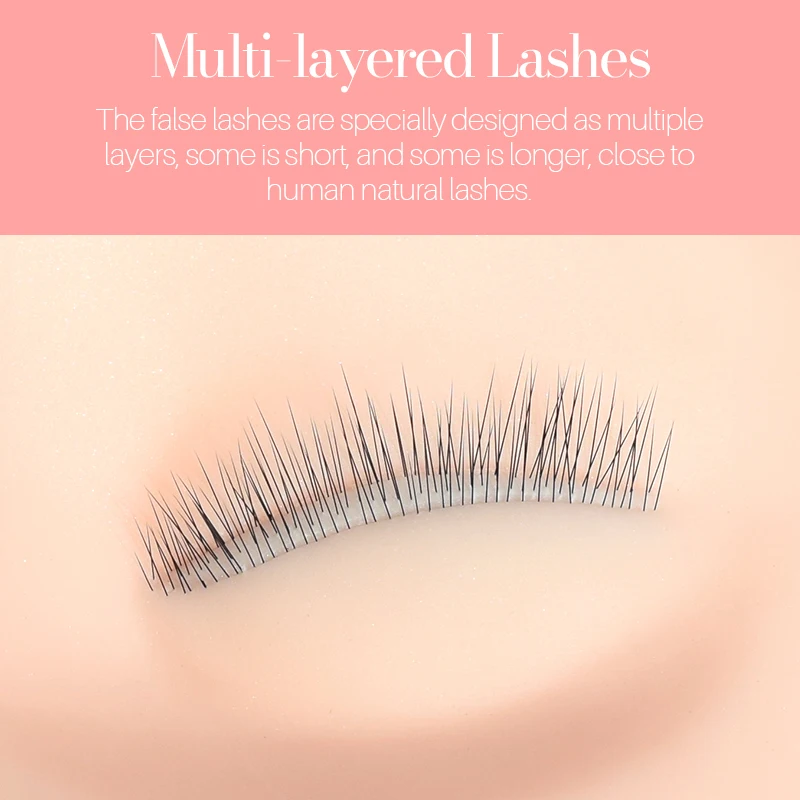 LashLady Mannequin Heads Make-up Practice Training Lashes Eyelash Exercises High Quality Suitable For New User