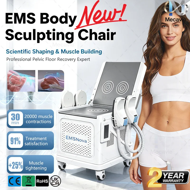 MECAVIE 6500W Body Contouring Fitness Equipment Muscle Building Slimming Trainer For Buttock Lifting And Fat Reduction Body