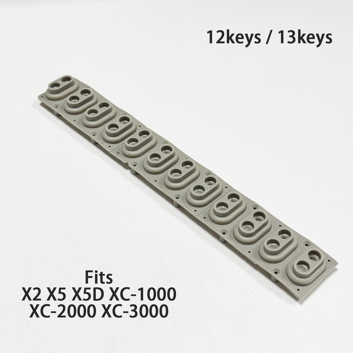 Fits Korg 12-Point Rubber Key Contact for X2 X5 X5D XC-1000 XC-2000 XC-3000 XC1000 XC2000 XC3000 Conductive Rubber Strip D-Pad