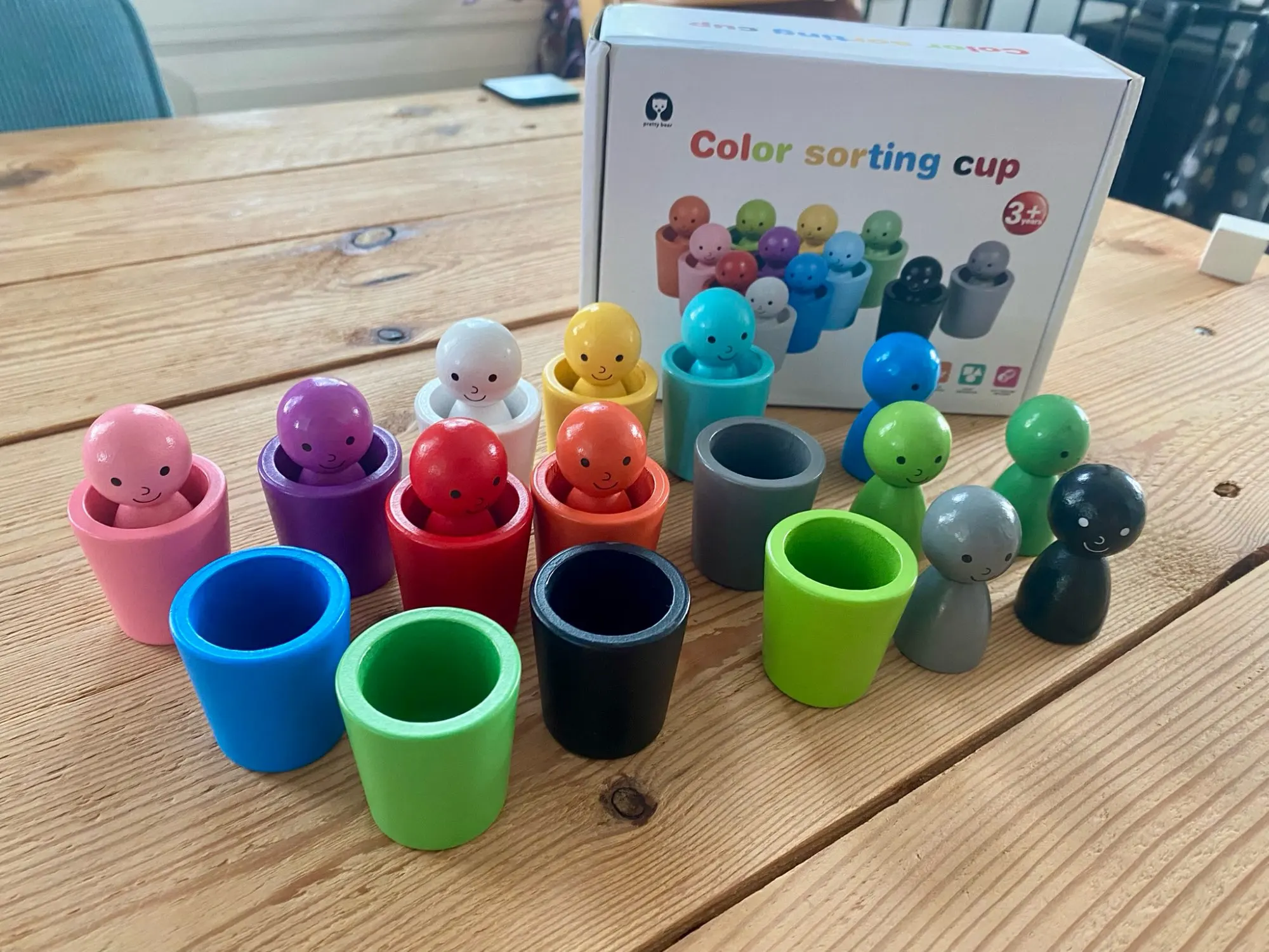 Kolorowe Kubeczki Montessori