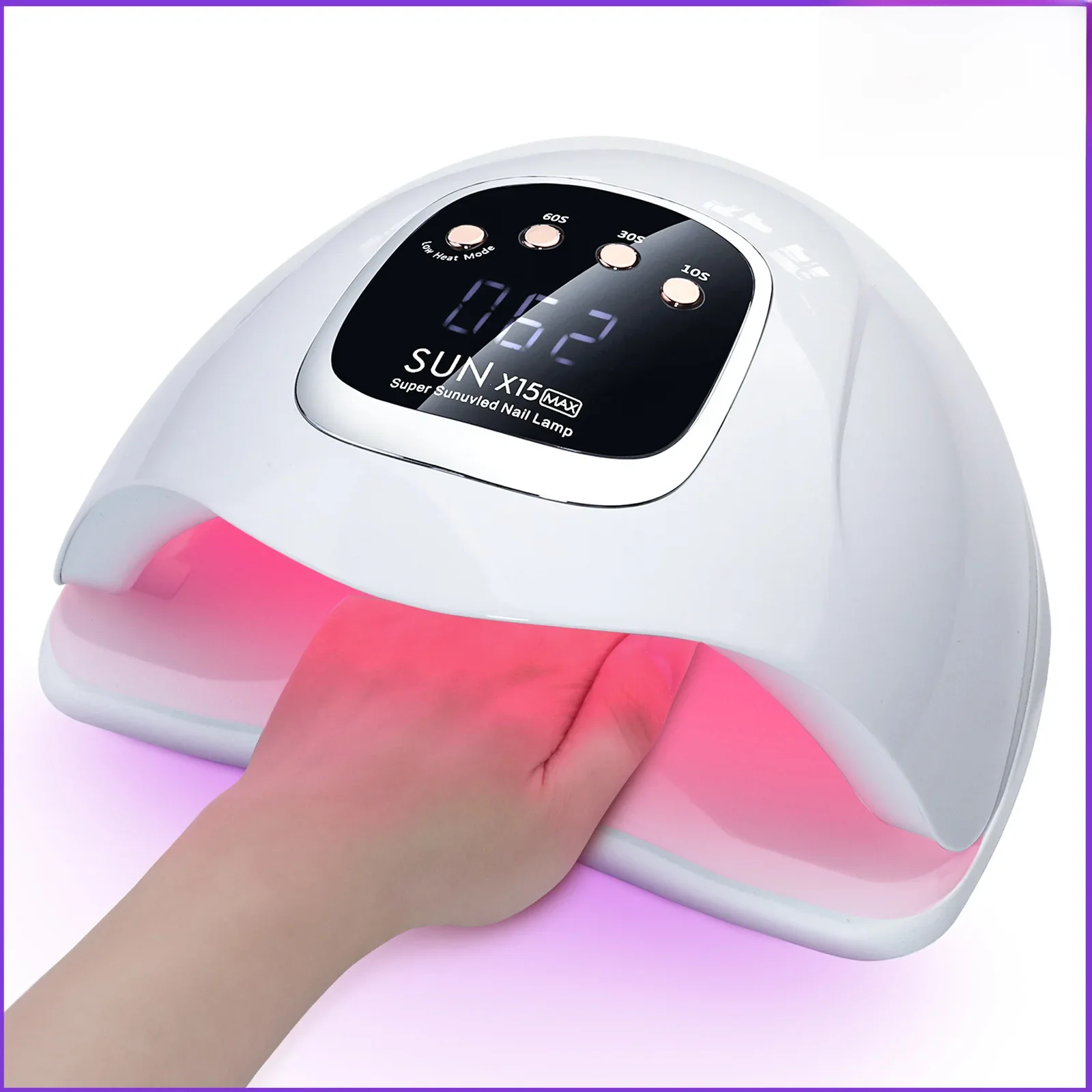 SUN X15 MAX High-Power Nageldrooglamp Voor Gel Nagels 280W 66LEDS Gel Polish Droogmachine met Auto Sensor UV LED Nagellamp - afbeelding 2
