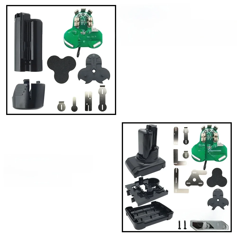 BAT411 BAT420 Plastikowa obudowa baterii litowo-jonowej, płytka PCB z zabezpieczeniem ładowania, pudełko do narzędzi litowych Bosch 10,8 V 12 V BAT412A BAT413A — zdjęcie produktu 7