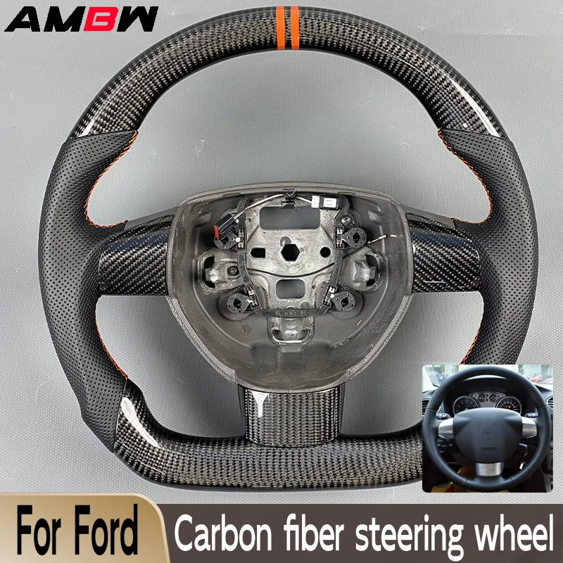 

Customized Carbon Fiber Steering Wheel for Ford Focus MK2 MK3 MK4 Suitable 2008-2015 Sport Wheels