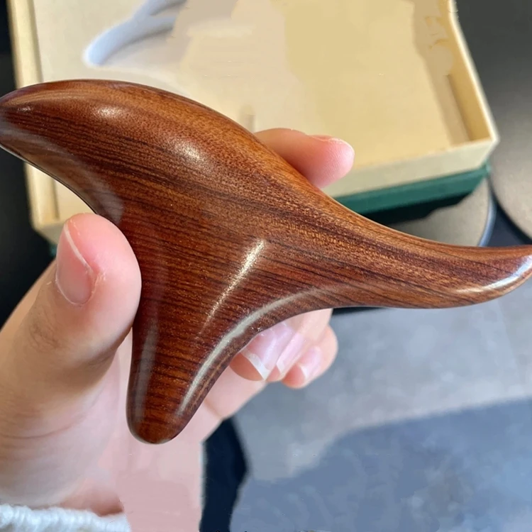 أدوات ريفلكسولوجي أدوات تدليك العلاج الخشبي تستخدم على نطاق واسع رئيس الرقبة اليد الخصر العجل الساق مدلك قدم مثلث مدلك