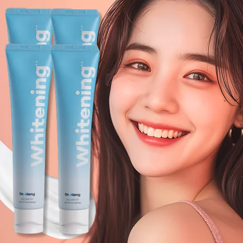 닥터홍 치아 미백 치약 화이트닝 누렁니 잇몸 불소 임산부 입냄새 치석제거 100g X 4개