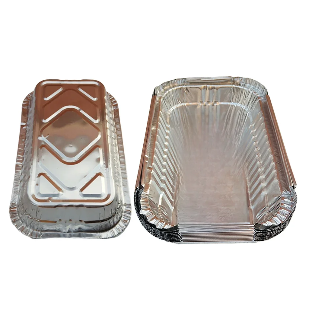 Casseroles goutte à goutte en aluminium pour barbecue extérieur, grilles Weber, cuisson, 10 pièces