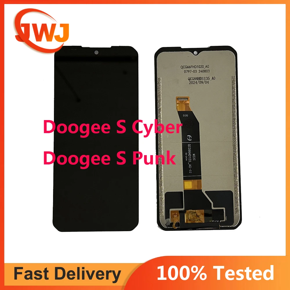Original 6.58" For Doogee S Cyber S Punk LCD Display+Touch Screen Assembly Replacement Tested For Doogee S Punk LCD Repair Parts