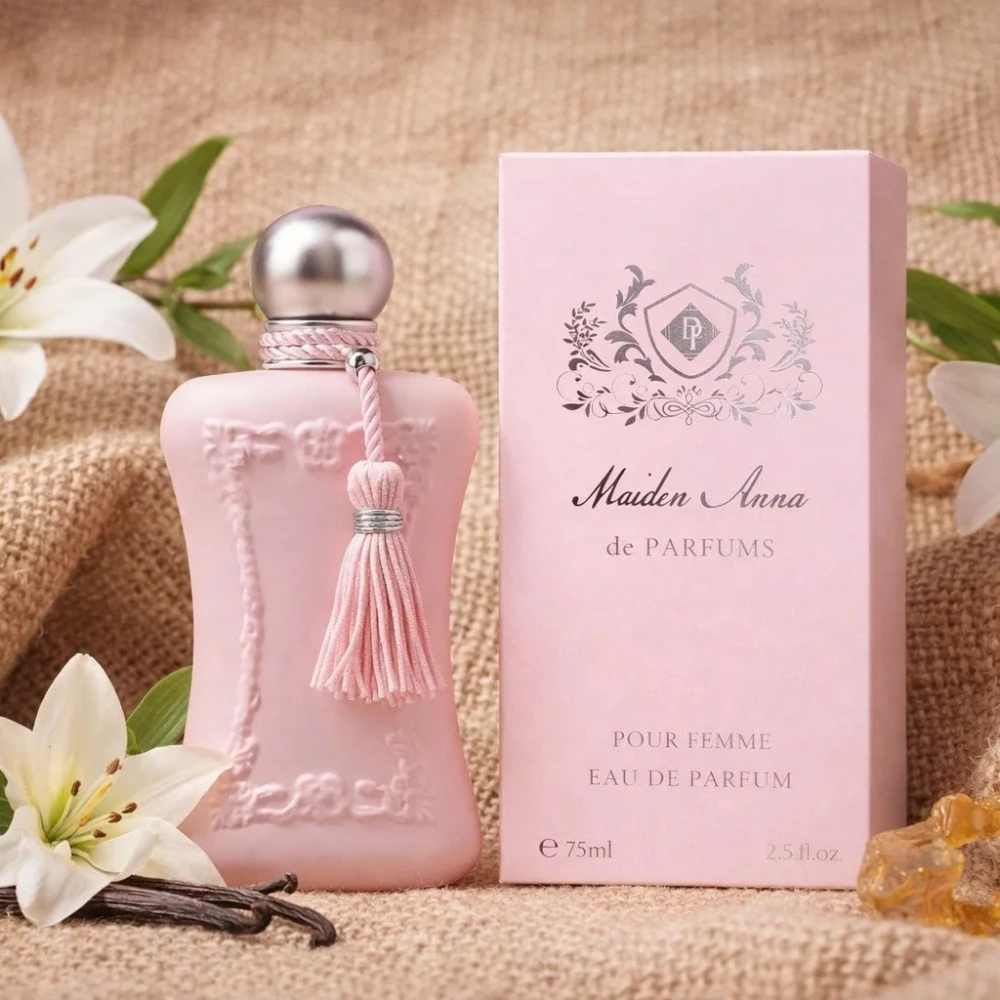 

Maiden Anna Eau De Parfum 75ml - A Perfect Blend Of Vanilla And Woody Notes, With Moderate Sweetness And Long-Lasting Fragrance,