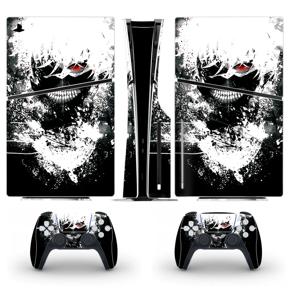 Anime nouveau PS5 mince disque peau autocollant couverture pour Console contrôleur PS5 mince disque peau autocollant vinyle